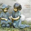 Weather Resistant Plastic Stone Garden Statue