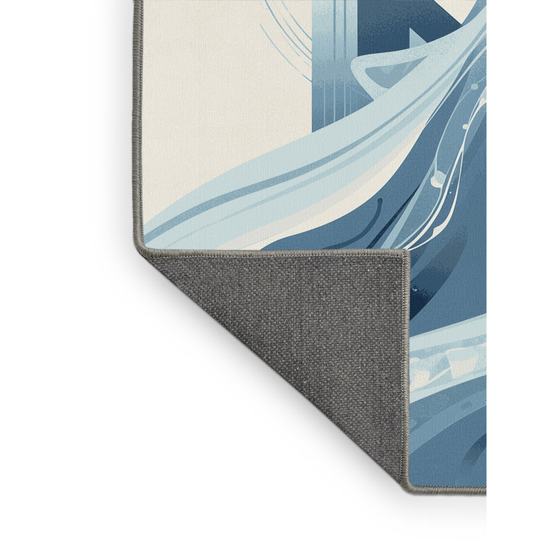 Tapis brun moelleux doux et moelleux Tindley, 7 x 10