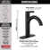 Nicoli Single Hole Bathroom Faucet with Drain Assembly, Single Handle Bathroom Sink Faucet