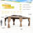  20 Ft. W x 14 Ft. D Aluminum Patio Gazebo