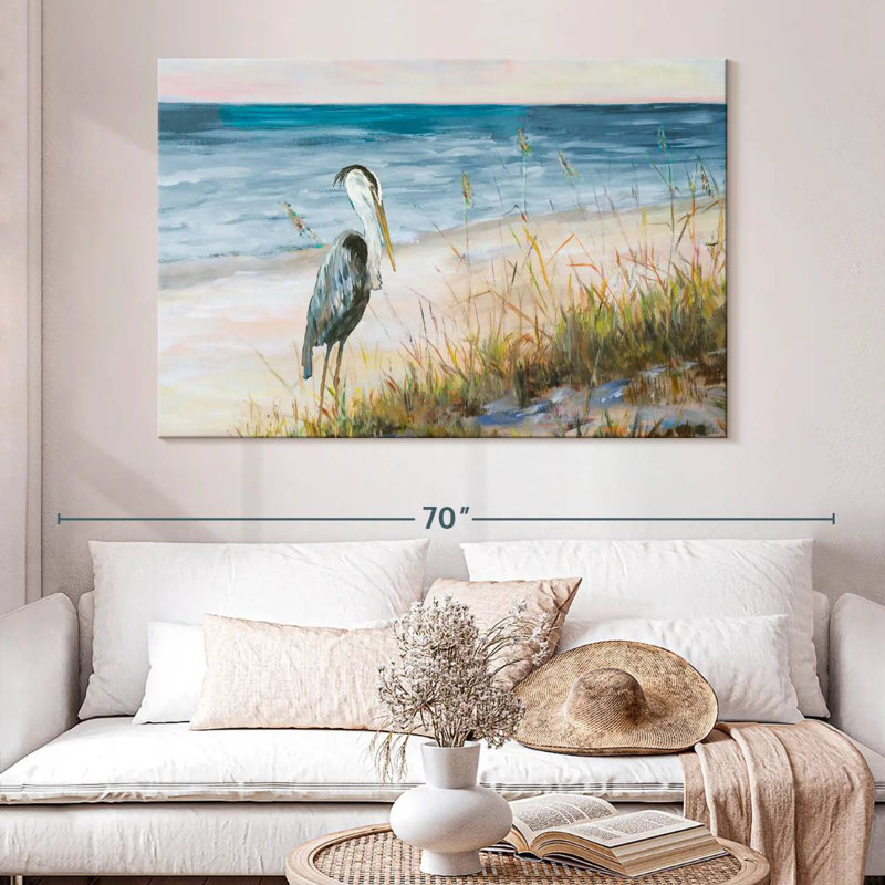 Brampt Heron Ocean View, 34" H x 51" W