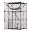 Grande cage à chat à 3 niveaux, 71 x 71 x 104 cm, avec grand hamac, 2 rampes et échelles. Enclos pour chat robuste en fil de fer détachable (à monter soi-même). Facile à assembler. Couleur : noir. Convient aux chats d'intérieur et d'extérieur.
