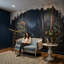 Décoration murale murale rétro Moody Forest Misty Woodland-380897054-380897042