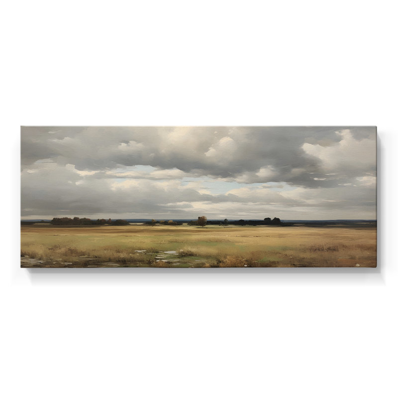 Série paysage - Mxxxx - Toile tendue avec châssis - Prêt à accrocher, H 12 po x l 30 po