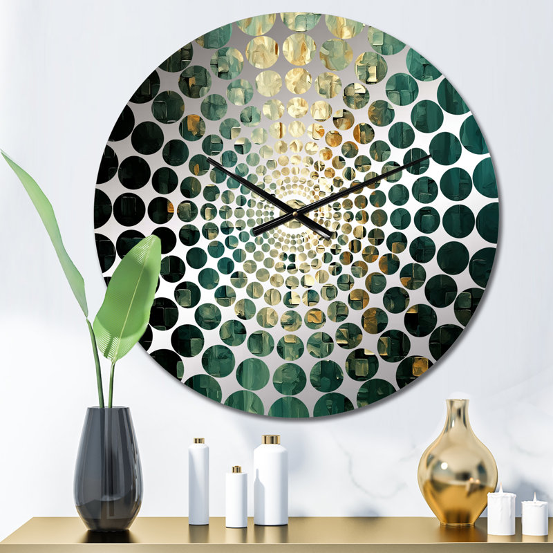 Helmut - Horloge murale peinture abstraite, Petit