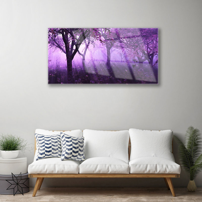 Nature Trees - No Frame Print on Glass