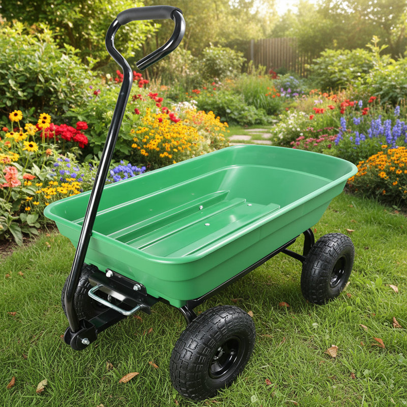 Chariot de jardinage de chariot (vert)