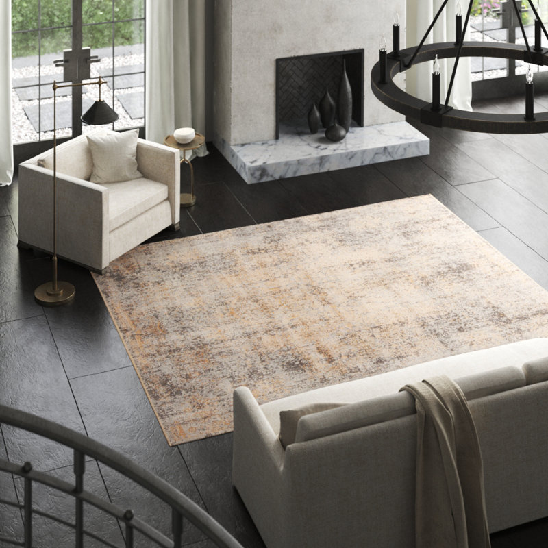 Nirvana Couture Abstract Area Rug, Rectangle 6' x 9'