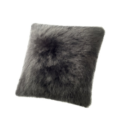 Coussin décoratif en laine naturelle 24 po L 24 po Fibre par Auskin