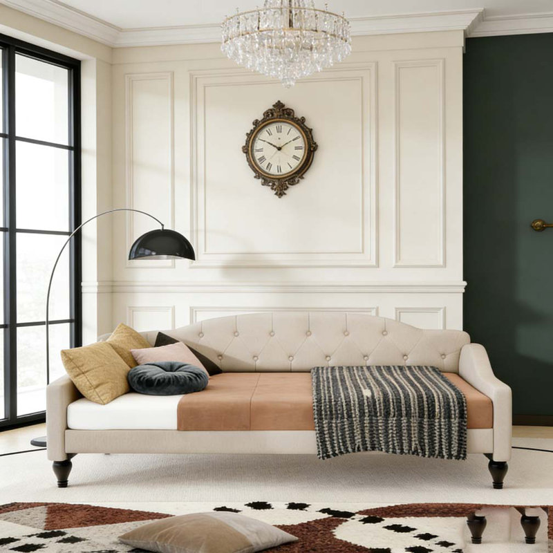 Upholstered Tufted Daybed