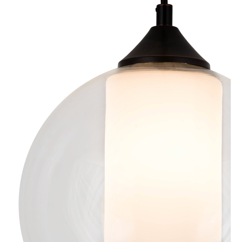 Luminaire suspendu sphère 1 lumière Lansdown