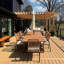 Alyisa Rectangular Eucalyptus Extendable Outdoor Dining Table-853262841