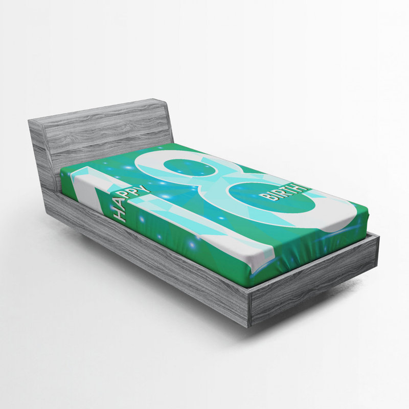 Drap-housse de 18e anniversaire, Drap-housse de taille simple