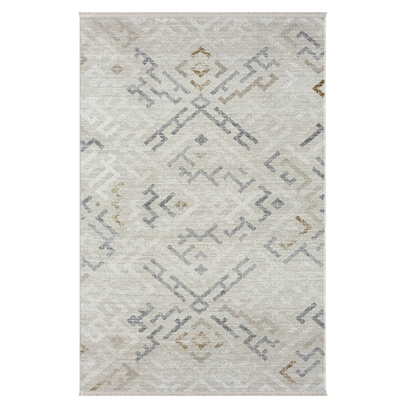 Sophie cream Rug, Rectangle 160 x 230cm