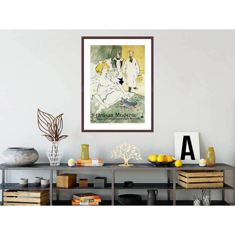 «The Modern Artisan» par Henri de Toulouse-Lautrec, impression giclée sur cadre, 41.5" H x 31.17" W