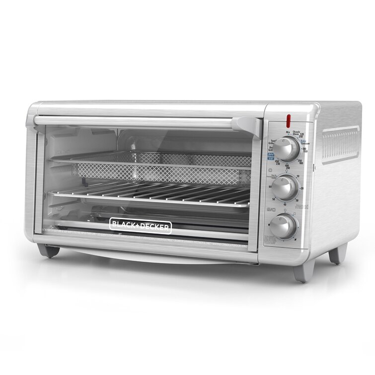 Black+Decker 6-Slice Crisp 'N Bake Air Fryer Toaster Oven TO3215SS