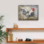 «Lace Rooster A» par Jean Plout, art mural sur toile, 16 po x 12 po