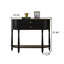 Console de vestibule, buffet rétro et armoire de rangement en bois noir massif-1372976744