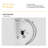Bothwa Home CUPC Certified 6" Lark Single Handle Bathroom Sink Faucet (Brushed Nickel Finish)-125231439