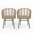 Outdoor Wicker Rattan Club Chair