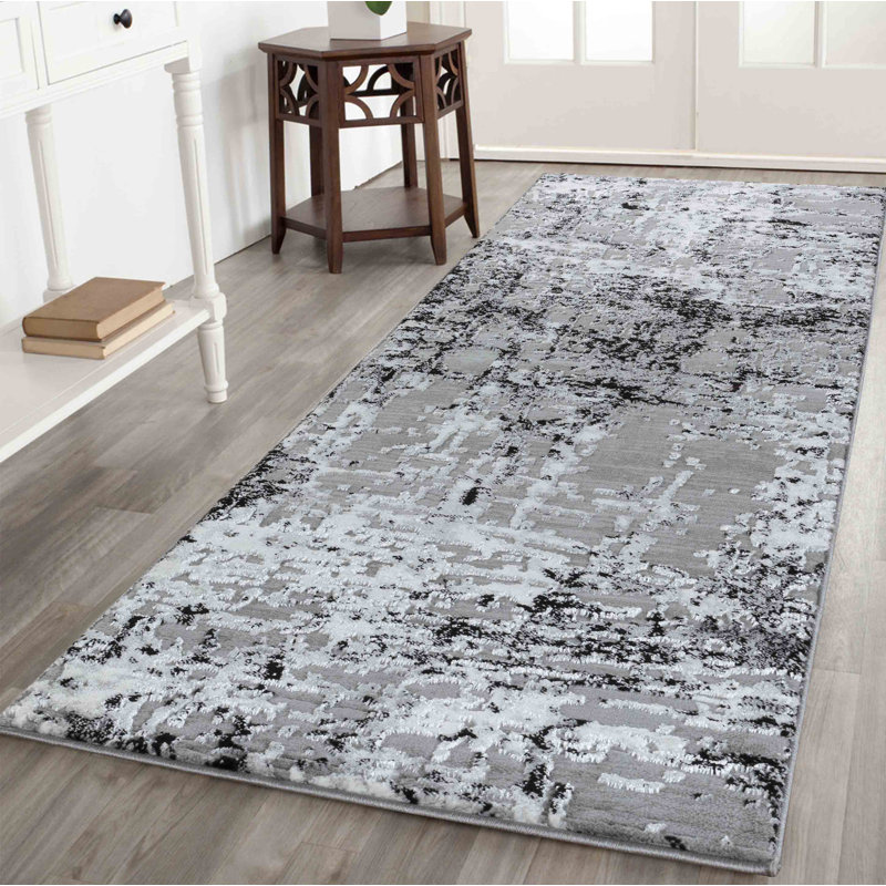Santangelo Abstract Area Rug, Runner 60 x 220cm