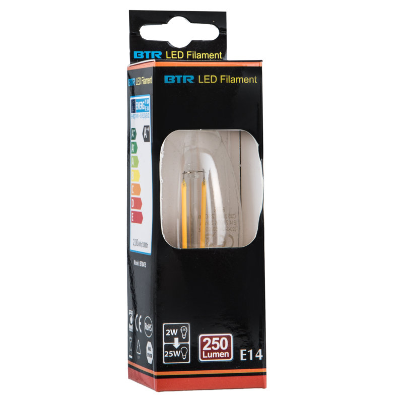 2W E14 LED Light Bulb