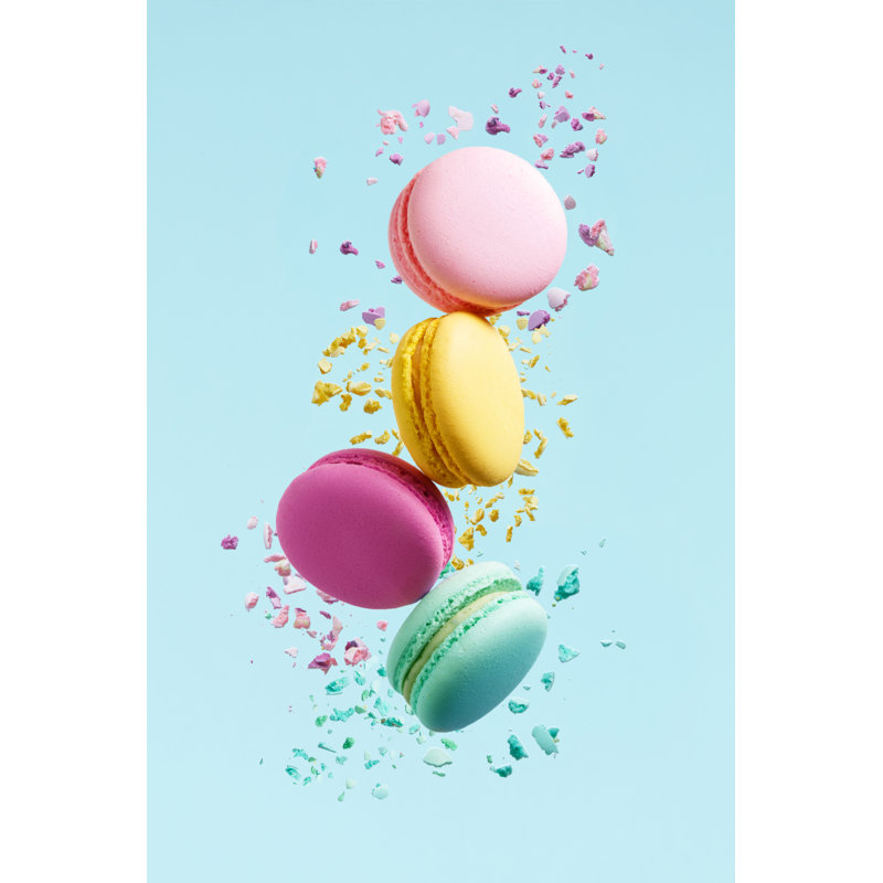 Macaron Dessert by Puhhha - Wrapped Canvas Print, 46cm H x 30cm W x 3.8cm D