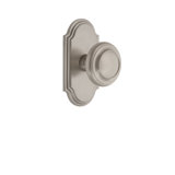 Grandeur Arc Plate Passage with Circulaire Door Knob