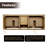 Laurel 59.2" Double Bathroom Vanity Base Only-91927719