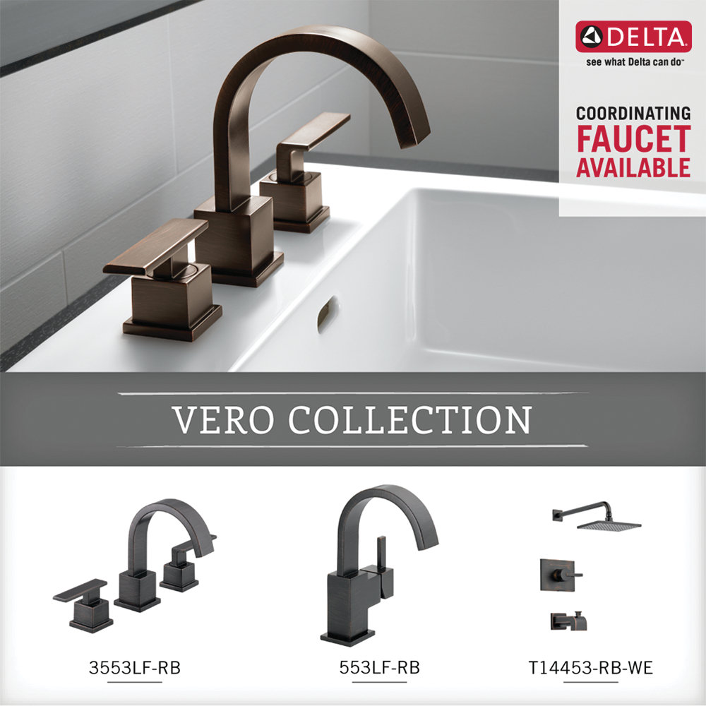 Vero 24" Double Wall-Mounted Towel Bar, Venetian Bronze