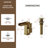 Waterfall Single Hole Bathroom Faucet, Single Handle Sink Faucet with Drain Assembly-117195950