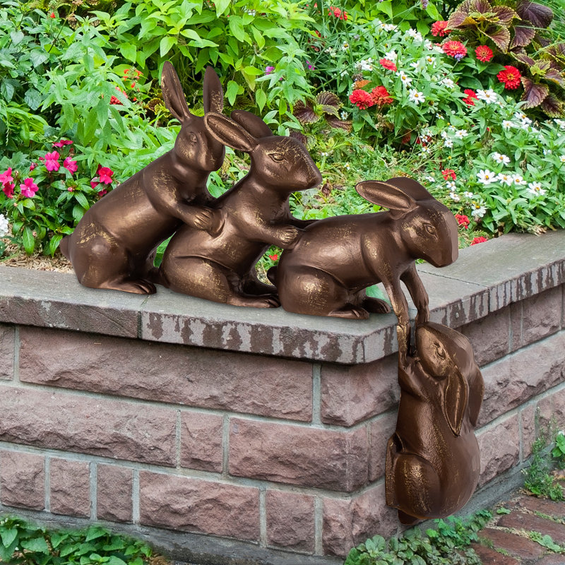 Animals Weather Resistant Metal Aluminum Garden Statue