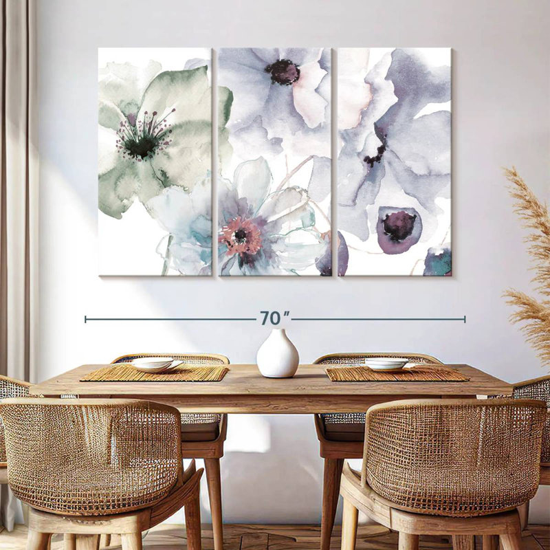 Harnek Flowering Blue Hues II, 24" H x 38" W