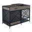 Cage moderne pour animaux avec tiroir et comptoir pour le broyeur à déchets