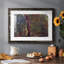 «Weeping willow» par Monet - reproduction encadrée rustique avec tableau mat-157020816-157020818
