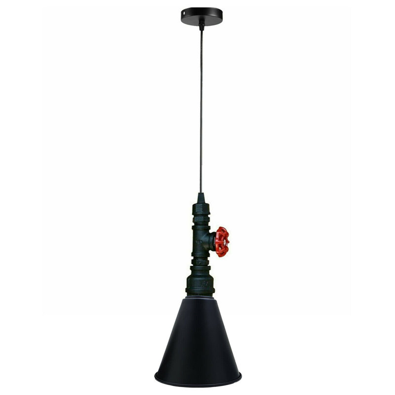 Lundgate 1 - Light Cone Pendant, Black
