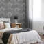 Sublime Mid Grey/Silver Woodland Silhouette Wallpaper