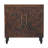 Solid Wood Vesta Textured Sideboard,3D texture, 2-Drawers