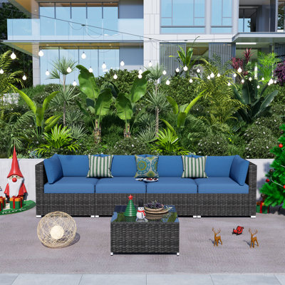Rawleigh 4 - Person Patio Conversation Set