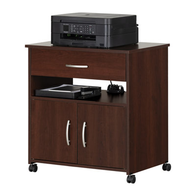 Axess 29.13'' H x 23'' W 1 Printer Stand with Wheels