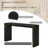 60" Modern Farmhouse Console Table With 2 Concealed Drawers-800331461