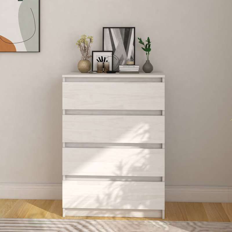 Lysbeth Solid Wood Rectangle Accent Chest, Oak Brown
