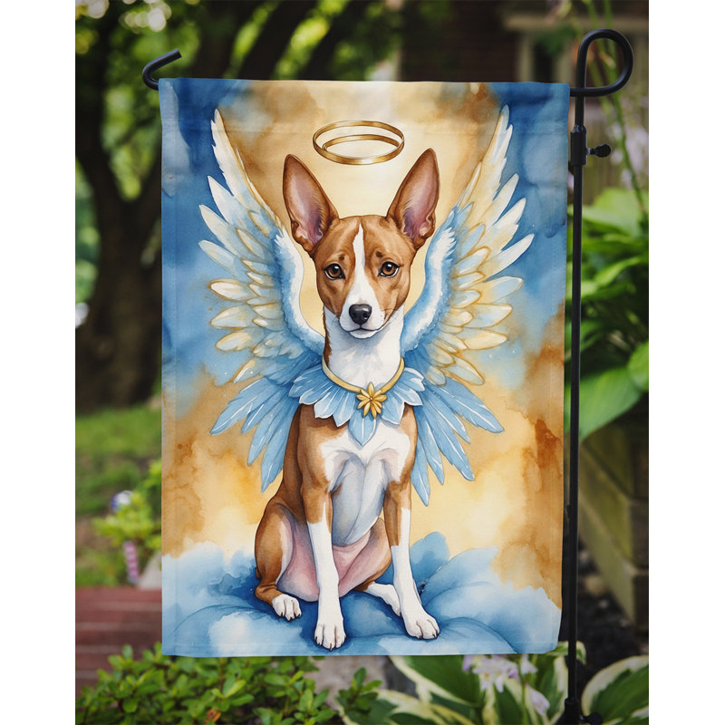 Drapeau Basenji My Angel Garden