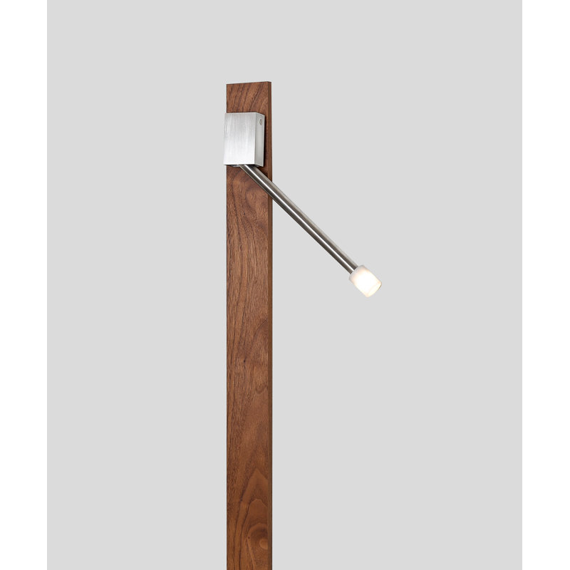 Libri Plug in Left Orientation Wall Mount, Walnut