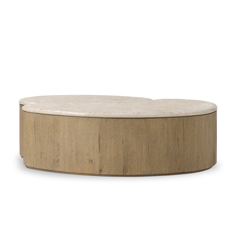Ingrid Coffee Table-Cappuccino Marble