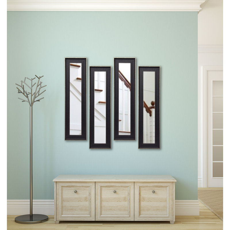 Ensemble de miroirs 4 pièces, H 19,5 po x l 7,5 po