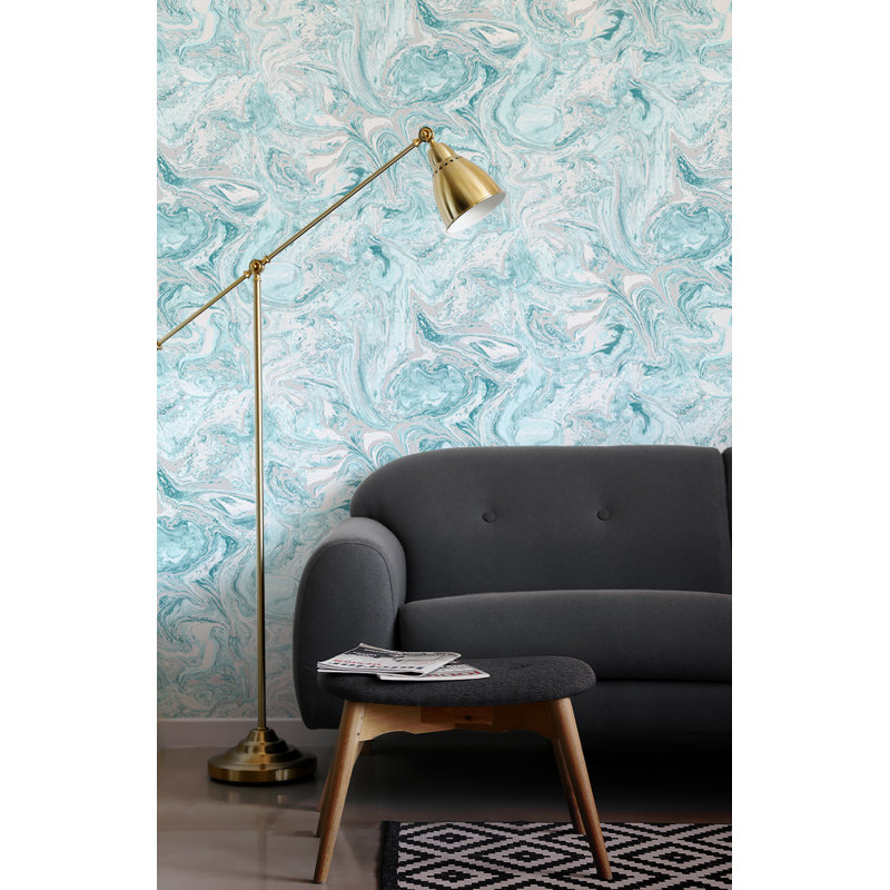 Matte Wallpaper Roll, Blue