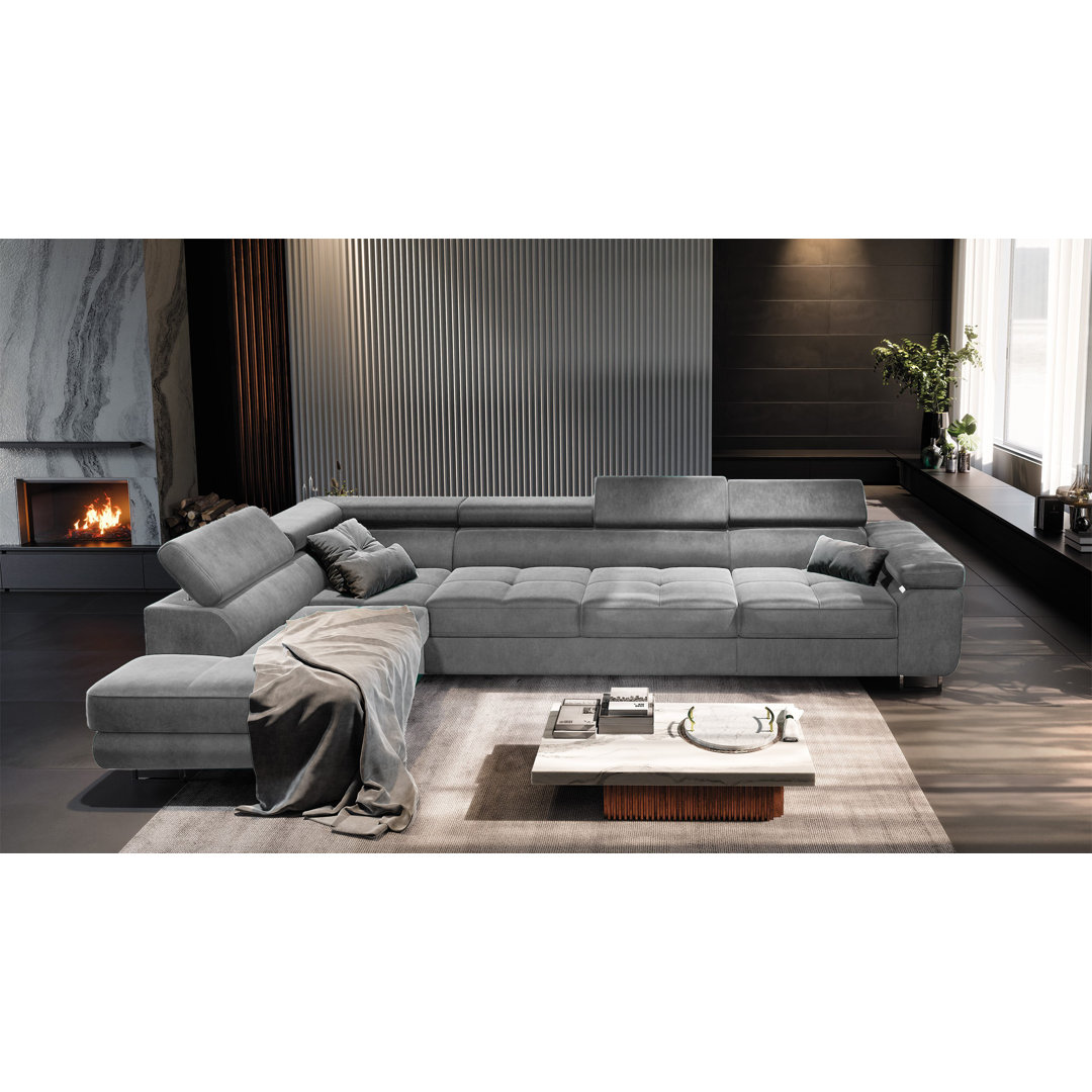 Ecksofa Escanaba mit Bettfunktion