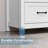 Wimer 48" Double Sink Bathroom Vanity Set With Two Separated 24" Ceramic Tops, Two Different Height