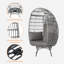 Fauteuil œuf de jardin pivotant en osier-96071643-96071646
